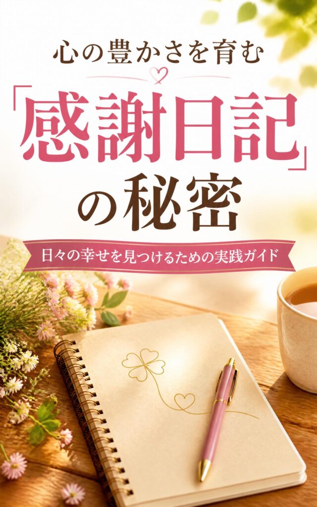 心の豊かさを育む「感謝日記」の秘密