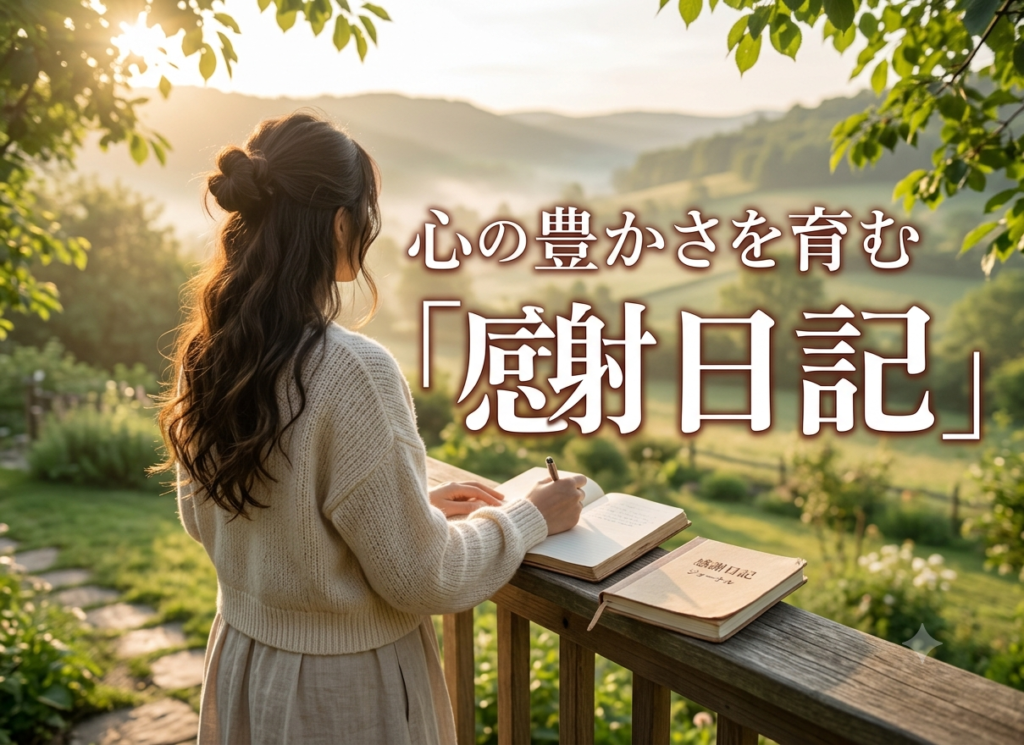心の豊かさを育む感謝日記